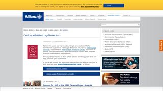 Catch up with Allianz Legal Protection... (December 2017) - Allianz ...