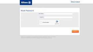 Allianz Broker Password Reset