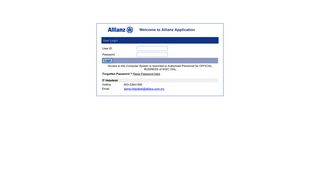 Welcome to Allianz Application