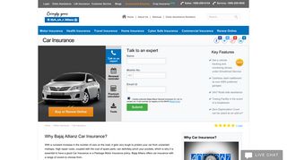 Car Insurance - Buy/Renew Car Insurance Policy ... - Bajaj Allianz