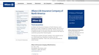 Allianz USA | Allianz Life Insurance Company of North America