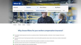 VIC Workers Compensation - Workers Compensation Insurance - Allianz