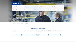 VIC Workers Compensation - Forms And Guides - Allianz Australia