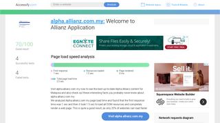 Access alpha.allianz.com.my. Welcome to Allianz Application