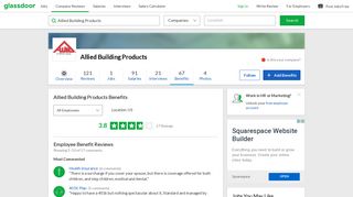 Allied Building Products Employee Benefits and Perks | Glassdoor