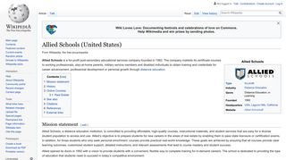 Allied Schools (United States) - Wikipedia