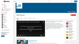 Allied Universal - YouTube