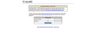 Login Page - Allied Benefit Systems