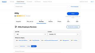 Working at Allity: Employee Reviews | Indeed.com
