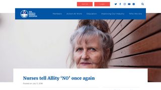 Nurses tell Allity 'NO' once again – NSW Nurses and Midwives ...