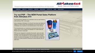 Try out PSP – The NEW Portal Sales Platform from Allmakes 4×4 ...