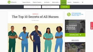 The Top 10 Secrets of All Nurses - TheJobNetwork