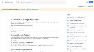 Connect a Google Account - Android - Google Allo Help