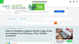 How to Disable Captive Portal Login from Accessing Your Pictures ...