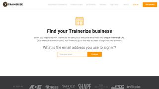 Account Login | Trainerize Personal Trainer Software