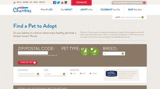 Find a Pet to Adopt | PetSmart Charities