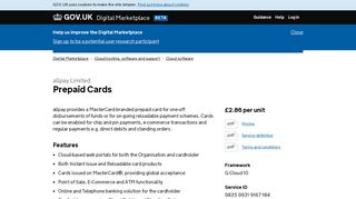 Prepaid Cards - Digital Marketplace