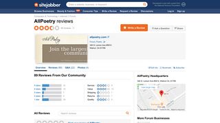AllPoetry Reviews - 89 Reviews of Allpoetry.com | Sitejabber