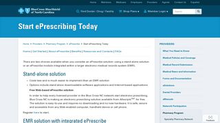 Start ePrescribing Today | Blue Cross and Blue Shield of North ...
