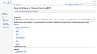 Beginner's Guide to Allscripts Enterprise EHR - Galen Healthcare ...