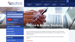 Online & Mobile Banking | AllSouth Federal Credit Union