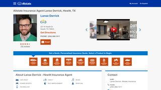Allstate | Car Insurance in Hewitt, TX - Lanse Derrick