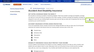 Accident and Disability Insurance Plans | Allstate