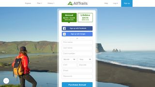 Sign up and Upgrade to Pro | AllTrails