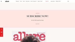 SUBSCRIBE NOW! - Allure