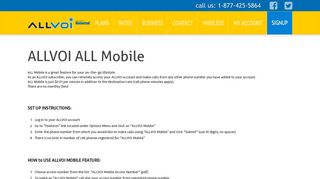 Mobile - ALLVOI plans for calling everywhere