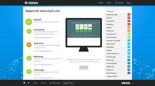 Website report for allworkjob.com - Nibbler Silktide