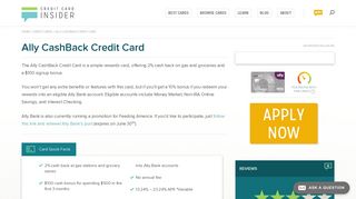 Ally CashBack Credit Card - Credit Card Insider