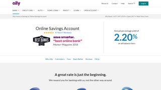 Online Savings Account: High Interest Savings, Rates & Reviews | Ally ...