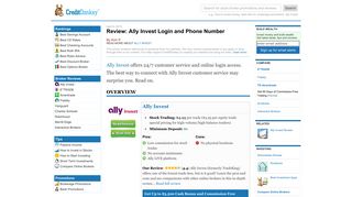 Ally Invest Login Help and Best Phone Number - CreditDonkey