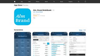 Alm. Brand Mobilbank on the App Store - iTunes - Apple