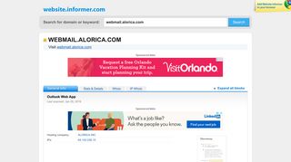 webmail.alorica.com at WI. Outlook Web App - Website Informer