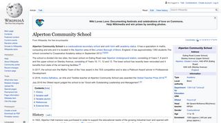 Alperton Community School - Wikipedia