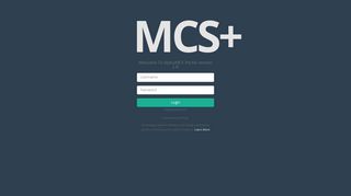 AlphaMCS | Portal Login Page