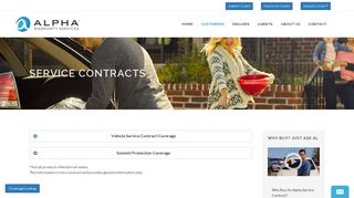 Service Contracts - Alpha Warranty Services