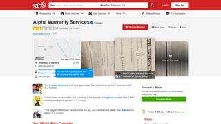 Alpha Warranty Services - 36 Reviews - Auto Insurance - Riverton, UT ...