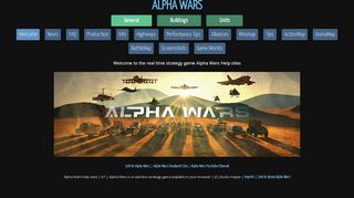 FAQ - Alpha Wars help