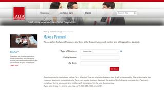 Alfa Insurance | Customer Care | Make A Payment