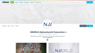 NWORLD Alphanetworld Corporation on Vimeo