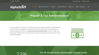 Payroll & Tax Administration - Outsource Your Payroll ... - AlphaStaff
