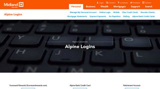 Alpine Logins | Midland States Bank