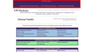 Clinical Toolkit | UW Medicine, Seattle - UW Medicine Online ...
