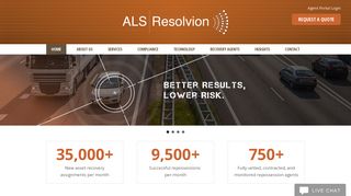 ALS Resolvion: Skip Trace & Repossession Management Services