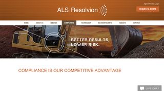 Compliance | Skip Trace & Repossession | ALS Resolvion