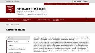 About our school - Alstonville High School