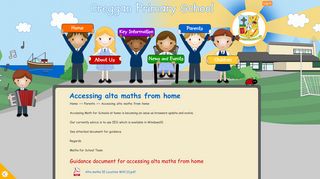Accessing alta maths from home | Creggan Primary School